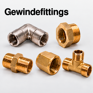 Gewindefittings und Gewindeadapter
